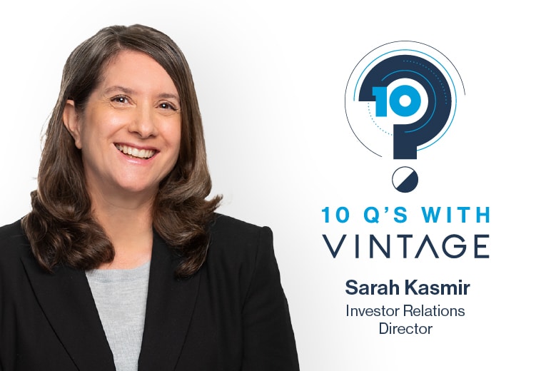 10 Questions with Sarah Kasmir, Investor Relations Director